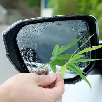 Непромокаемая фолио за огледала за обратно виждане на Автомобила, Противотуманная стикер за автомобил, Огледално стъкло, Прозрачен филм, Водоустойчив филм, Аксесоари за Автонаклеек Изображение
