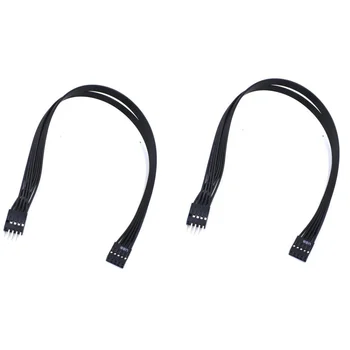Дънна платка 9Pin USB 2.0 удължителен кабел за мъже и жени Кабел за предаване на данни Кабел за Кабелна линия 30 см, USB удължителен кабел, Изображение